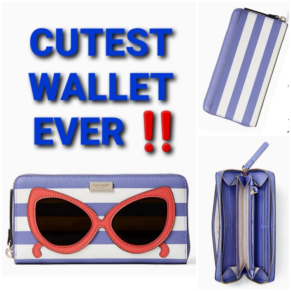 👀50% OFF 👀 NWT‼️ 💕👛 Kate Spade ♠️ Wallet....S.U.P.E.R CUTE